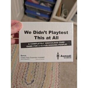 We Didn't Playtest This At All With Chaos Pack Card Game Sealed New